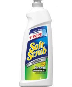 Dial Soft Scrub Bleach Cleanser - Liquid - 36 fl oz (1.1 quart) - 6 / Carton - White