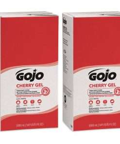 Gojo&reg; PRO TDX 5000 Dispenser Cherry Hand Cleaner - Cherry Scent - 1.3 gal (5 L) - Push Pump Dispenser - Dirt Remover, Grease Remover, Oil Remover - Hand - Red - pH Balanced, Heavy Duty, VOC-free, NPE-free - 2 / Carton