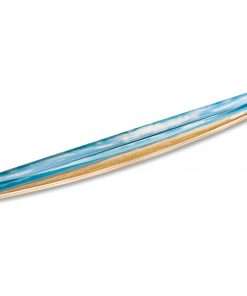 Fellowes Photo Gel Keyboard Wrist Rest with Microban&reg; - Sandy Beach - 0.75" x 18.56" x 2.31" Dimension - Multicolor, Transparent - Rubber, Gel - Stain Resistant, Skid Proof - 1 Pack