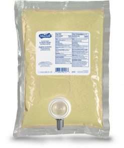 Micrell Antibacterial Lotion Soap Refill - Citrus Scent - 33.8 fl oz (1000 mL) - Kill Germs, Grease Remover, Bacteria Remover, Fungi Remover, Oil Remover - Amber - 1 Each