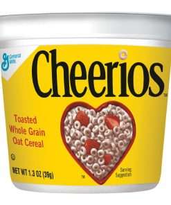 Cheerios Cereal-in-a-Cup - Original - 1 Serving Cup - 1.30 oz - 6 / Pack