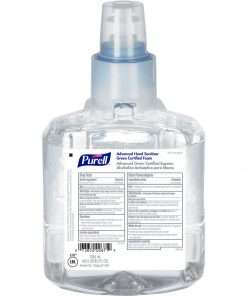 PURELL&reg; Hand Sanitizer Foam Refill - Fragrance-free Scent - 40.6 fl oz (1200 mL) - Hand - Clear - Fragrance-free, Dye-free - 1 Each