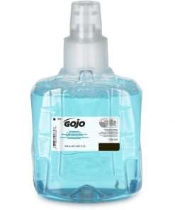 Gojo&reg; LTX-12 Pomeberry Foam Handwash Refill - Pomegranate Scent - 40.6 fl oz (1200 mL) - Bottle Dispenser - Hand - Light Blue - Bio-based - 1 Each