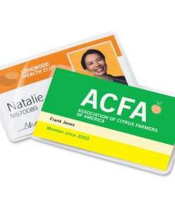 GBC HeatSeal LongLife Thermal Laminating Pouches - Laminating Pouch/Sheet Size: 2.56" Width x 3.75" Length x 10 mil Thickness - Glossy - for ID Badge, Document, Photo - UV Resistant, Non-yellowing, Fade Resistant - Clear - 100 / Box