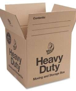 Duck Brand Double-wall Construction Heavy-duty Boxes - External Dimensions: 16" Width x 15" Depth x 16" Height - 42 lb - Heavy Duty - Brown - 6 / Pack