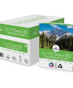 Domtar EarthChoice30 Recycled Office Paper - 92 Brightness - 88% Opacity - Letter - 8 1/2" x 11" - 20 lb Basis Weight - 5000 / Carton - FSC - ColorLok Technology, Chlorine-free, Acid-free, Jam-free