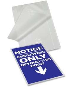 GBC Fusion EZUse Laminating Pouches - Sheet Size Supported: Letter 8.50" Width x 11" Length - Laminating Pouch/Sheet Size: 9" Width x 11.50" Length x 3 mil Thickness - Glossy - for Document - UV Resistant, Durable, Fade Resistant - Clear - 100 / Box