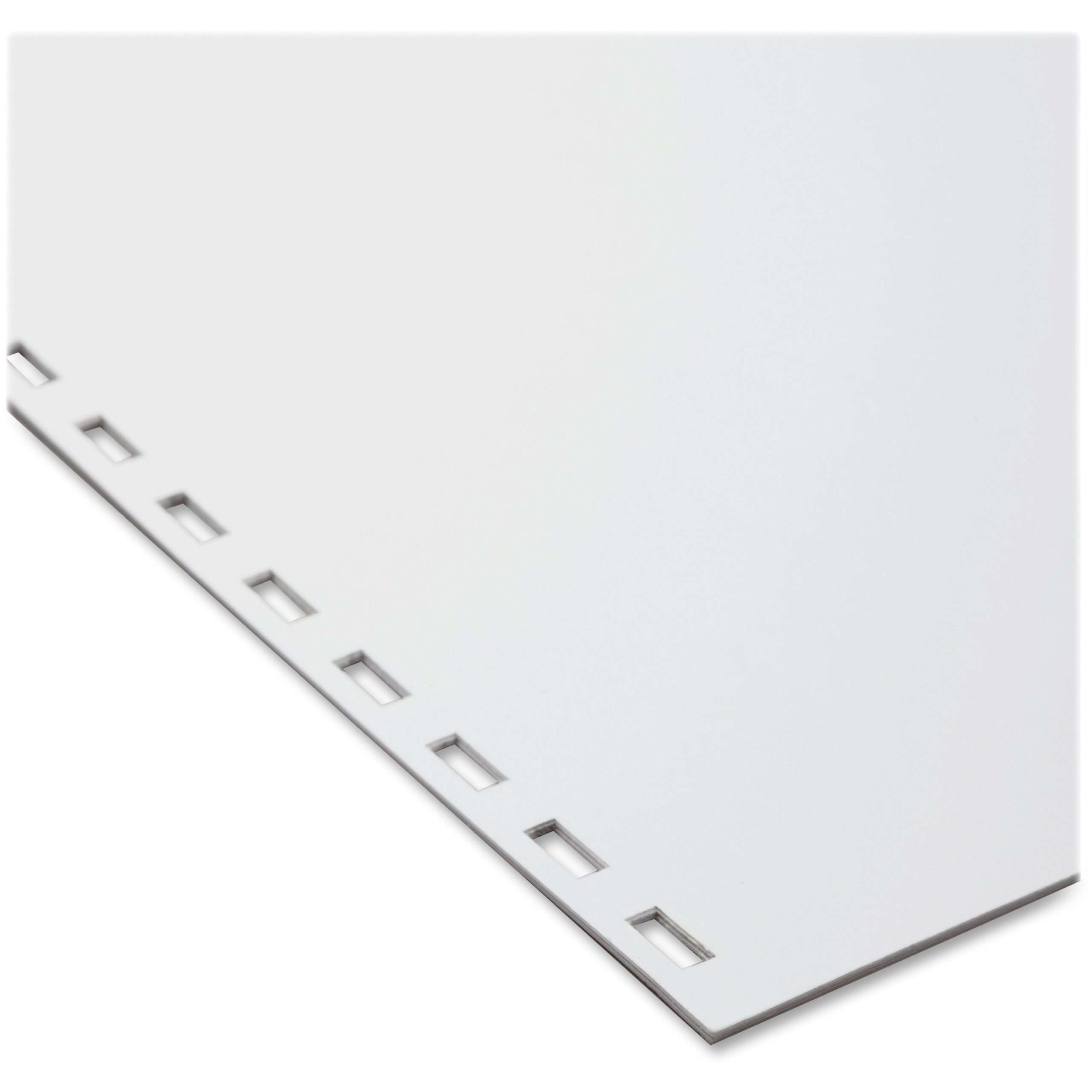 GBC CombBind 19-Hole Punched Inkjet, Laser Binder Paper - White - 96 Brightness - Letter - 8 1/2" x 11" - 20 lb Basis Weight - 500 / Pack - Pre-punched