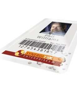 GBC UltraClear Thermal Laminating Pouches - Laminating Pouch/Sheet Size: 2.56" Width x 3.75" Length x 7 mil Thickness - Glossy - for ID Badge, Document, Photo - Clear - 100 / Box