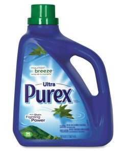 Purex Mountain Breeze Ultra Laundry Detergent - Liquid - 149.8 fl oz (4.7 quart) - Mountain Breeze Scent - 1 Bottle - Blue