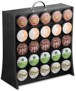 Mind Reader EMS Mind 50 Pod Wall Coffee Dispenser - 50 x Coffee Pod - 13.5" Height x 12" Width x 5.5" Depth - Self-locking, Rubber Feet - 1 Each