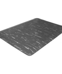 Genuine Joe Marble Top Anti-fatigue Mats - Office, Industry, Airport, Bank, Copier, Teller Station, Service Counter, Assembly Line - 24" Width x 36" Depth x 0.50" Thickness - High Density Foam (HDF) - Gray Marble
