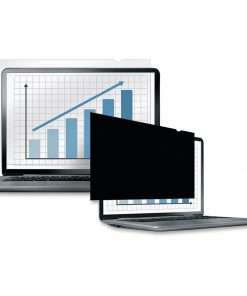 Fellowes PrivaScreen&trade; Blackout Privacy Filter - 13.3" Wide - For 13.3" Widescreen LCD MacBook Air - 16:9 - Fingerprint Resistant, Scratch Resistant - Polyethylene - Anti-glare - 1 Pack - TAA Compliant
