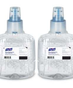 PURELL&reg; Hand Sanitizer Gel Refill - 40.6 fl oz (1200 mL) - Hands-free Dispenser - Kill Germs - Skin, Hand - Clear - Fragrance-free, Dye-free - 2 / Carton