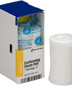 First Aid Only Conforming Gauze Roll - 2" x 12 ft - 1/Box - White