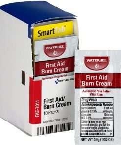 First Aid Only First Aid Burn Cream Packets - For Burn, Cut, Scrape - 10 / Box