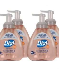 Dial Complete Professional Antimicrobial Hand Wash - Clean Scent - 15.2 fl oz (449.5 mL) - Pump Bottle Dispenser - Kill Germs - Hand - Pink - 4 / Carton