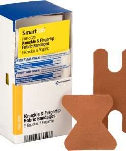 First Aid Only Knuckle/Fingertip Fabric Bandages - 10/Box - Beige