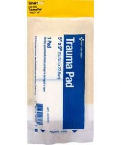 First Aid Only 9" Trauma Pad - 5" x 9" - 1/Pack - White