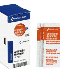 First Aid Only Antibiotic Ointment - For Cut, Scrape, Burn - 10 / Box