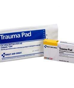 First Aid Only Trauma Pad - 5" x 9" - 1Each - White