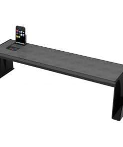 Deflecto Sustainable Office Heavy-Duty Desk Shelf - 6.8" Height x 25.6" Width x 7" Depth - Desktop - Sturdy, Document Holder - 30% Recycled - Black - Plastic - 1 Each