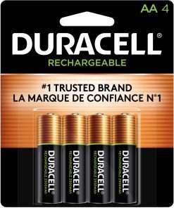 Duracell 2400mAh Rechargeable NiMH AA Battery - DX1500 - For Multipurpose - Battery Rechargeable - AA - 4 / Pack