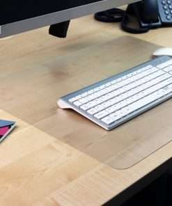 Desktex Desk Pad - Rectangle - 36" Width x 20" Depth - Polycarbonate - Crystal Clear