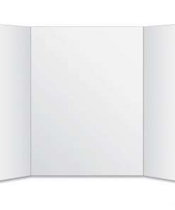 Geographics Royal Brites Project Board - 48" (4 ft) Width x 36" (3 ft) Height - White Surface - Rectangle - 6 / Carton