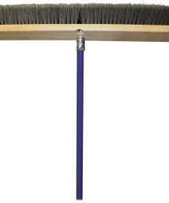 Genuine Joe 24" x 60" All Purpose Sweeper, GJO20129 - Polypropylene Bristle - 24" Handle Width - 60" Handle Length - Metal Handle - 1 Each - Gray