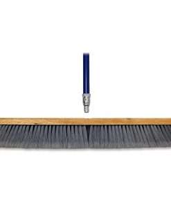 Genuine Joe GJO30125, Floor Sweep, 1 Each, Gray - 24" Handle Width - 60" Handle Length - Metal Handle - 1 Each - Gray