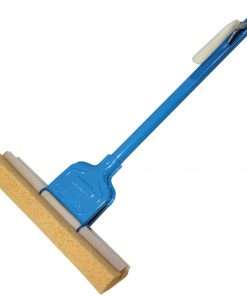 Genuine Joe Roller Sponge Mop - 12" Head - Absorbent, Durable, Sturdy - 1 Each - Blue