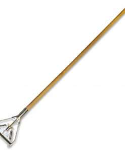 Genuine Joe Quick Change Mop Handle - Natural - Wood - 1 Each