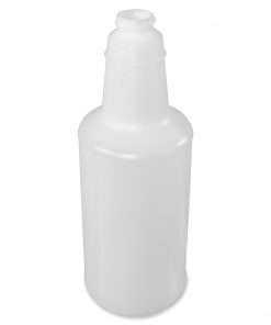 Genuine Joe Plastic Bottle with Graduations - 1 Each - Translucent - Plastic
