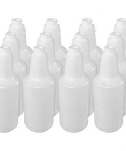 Genuine Joe Plastic Bottle with Graduations - Suitable For Cleaning - Lightweight, Durable, Graduated - 12 / Carton - Translucent
