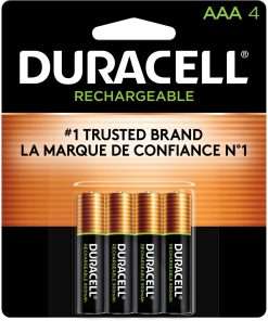 Duracell Ion Core Rechargeable AAA Batteries - For Multipurpose - Battery Rechargeable - AAA - 1 Each