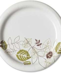 Dixie Ultra&reg; Pathways Heavyweight Paper Plates by GP Pro - Microwave Safe - 1000 / Carton