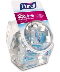 PURELL&reg; Hand Sanitizer Gel - 1 fl oz (29.6 mL) - Kill Germs - Hand, Skin - Clear - 36 / Carton