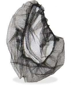 Genuine Joe Black Nylon Hair Net - Comfortable, Lightweight, Durable, Tear Resistant - Large Size - 21" Stretched Diameter - Contaminant Protection - Nylon - Black - 100 / Pack