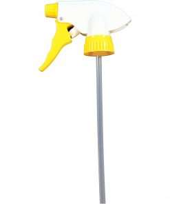 Genuine Joe Chemical Resistant Trigger Sprayer - 24 / Carton - Yellow