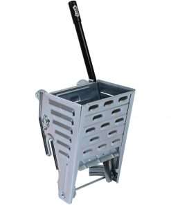 Genuine Joe Metal Squeeze Wringer - Rust Resistant - Steel - Metallic - 1 Each