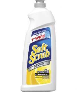 Soft Scrub Total All Purpose Cleanser - Cleaning Cream - Lemon Scent - 6 / Carton