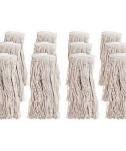 Genuine Joe Cotton Blend Mop Refill - Rayon, Cotton Fiber, Polyester Fiber