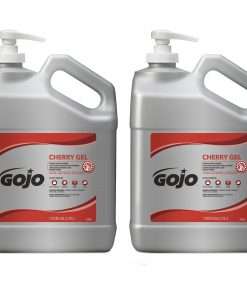 Gojo&reg; Cherry Gel Pumice Hand Cleaner - Cherry Scent - 1 gal (3.8 L) - Pump Bottle Dispenser - Dirt Remover, Grease Remover, Oil Remover - Hand, Skin - Heavy Duty, pH Balanced, Pleasant Scent - 2 / Carton