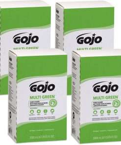 Gojo&reg; Multi Green Hand Cleaner - Citrus Scent - 67.6 fl oz (2 L) - Soil Remover, Dirt Remover, Kill Germs - Hand - Non-abrasive - 4 / Carton