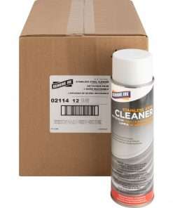 Genuine Joe Stainless Steel Cleaner - Aerosol - 15 fl oz (0.5 quart) - Can - 12 / Carton - Multi