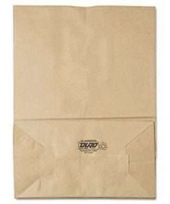 DURO Food Bag - Brown - Kraft, Paper - 400/Bundle - Grocery
