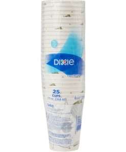 Dixie WiseSize Cup - 12 fl oz - 25 / Pack - Pathways - Paper - Hot Drink