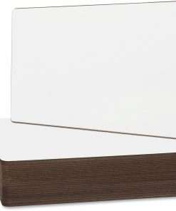 Flipside Unframed Dry Erase Lap Board Class Pack - 9" (0.8 ft) Width x 12" (1 ft) Height - White Surface - Rectangle - 24 / Pack