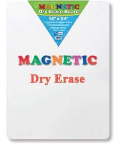 Flipside Magnetic Dry Erase Board - 18" (1.5 ft) Width x 24" (2 ft) Height - White Surface - Rectangle - 1 Each
